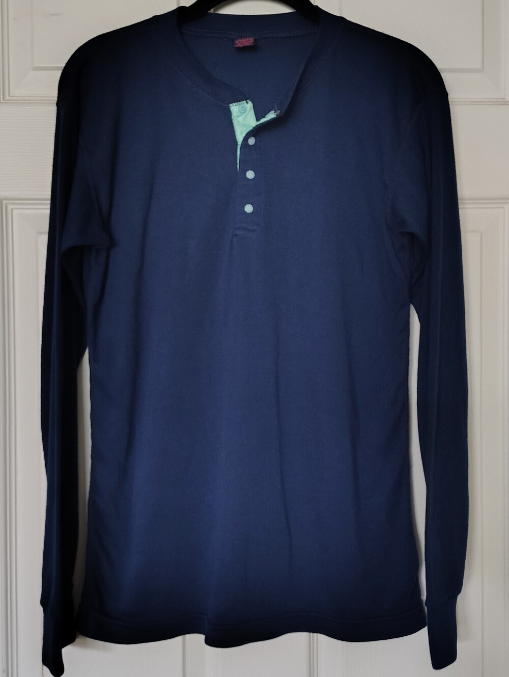 Vintage Patagonia Capilene Navy Blue Thermal Base Layer Shirt Medium Made in USA
